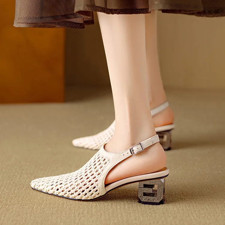 Schilling Chunky Heel High Heels Women's-2