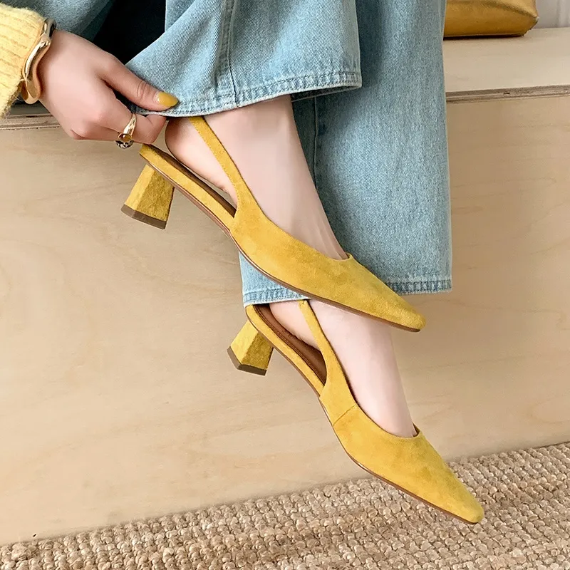 Schilling Chunky Heel High Heels Women's-2