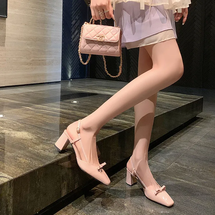 Schilling Chunky Heel High Heels 6cm Women's-9