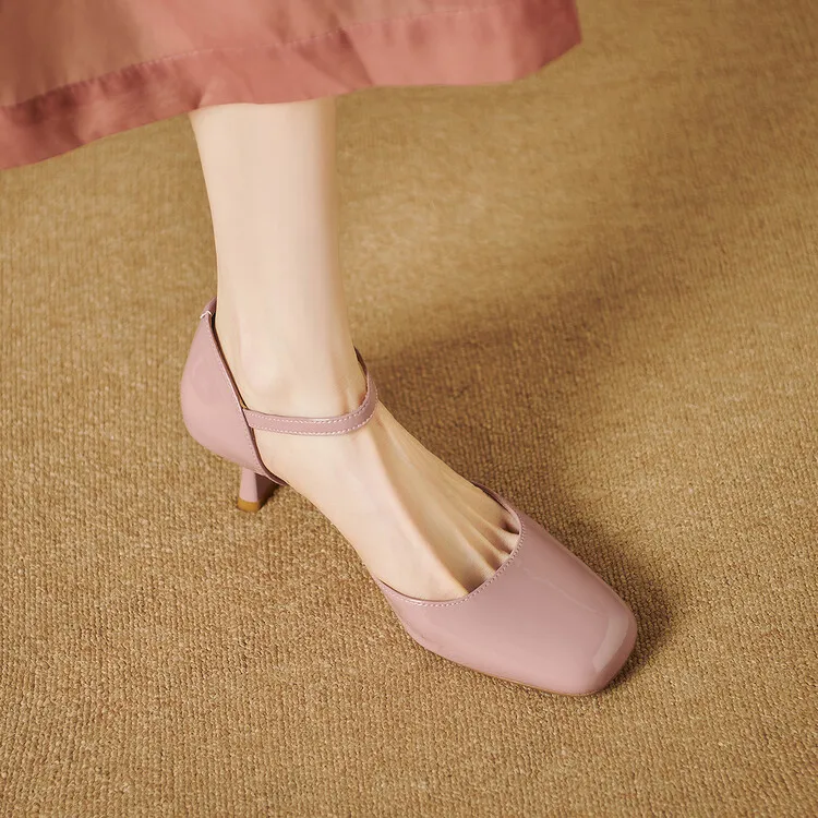 Schilling Chunky Heel High Heels 5.5cm Women's-1