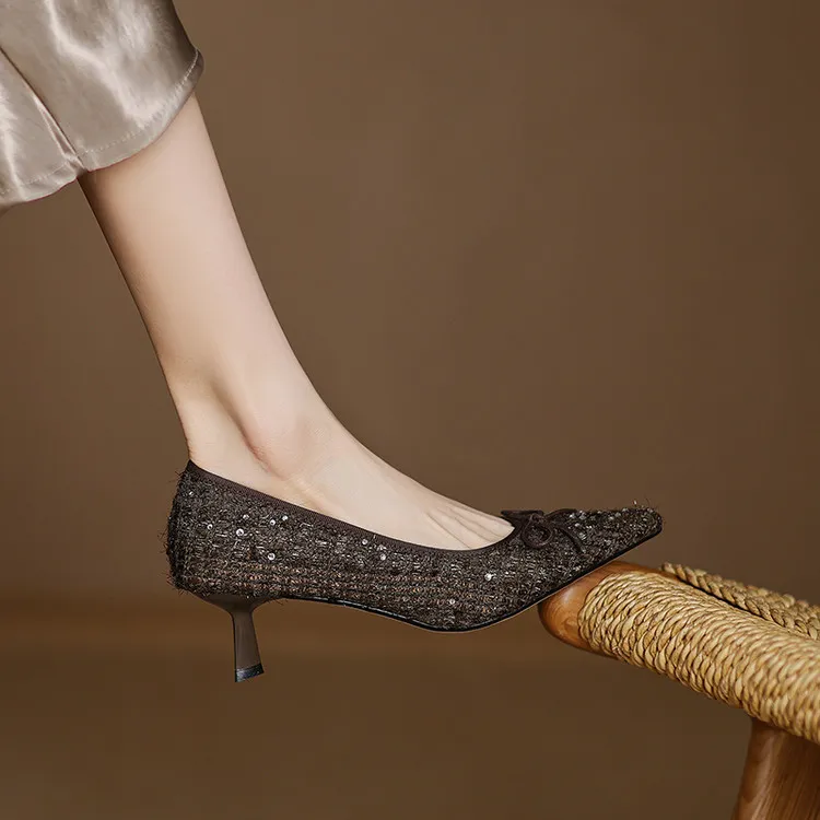 Schilling Slim Heel High Heels 5.5cm Women's-6