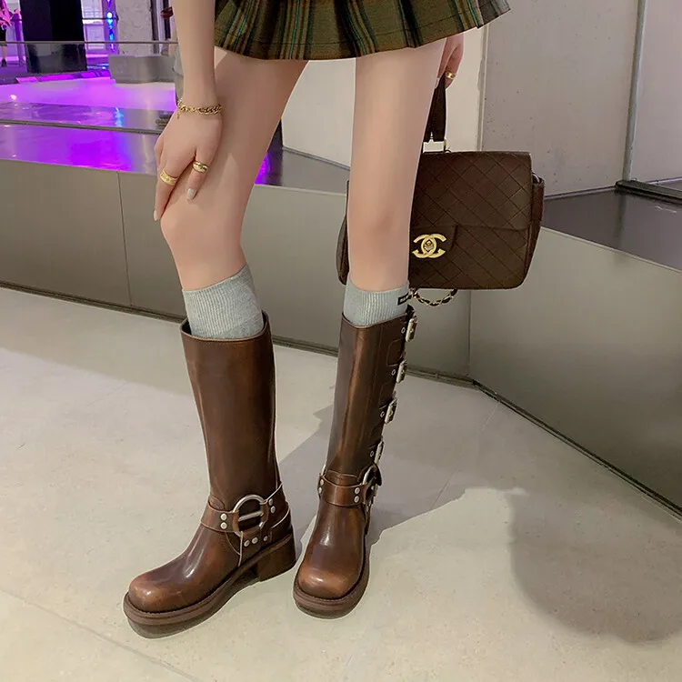 Schilling Knee-high Boots 5.5cm Women's-1