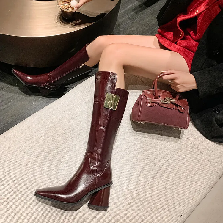 Schilling Knee high Boots 7.5cm Women's-4