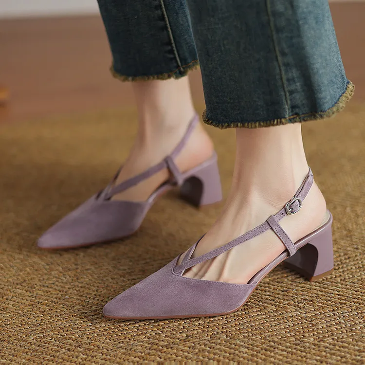 Schilling Chunky Heel High Heels 5.5cm Women's-1