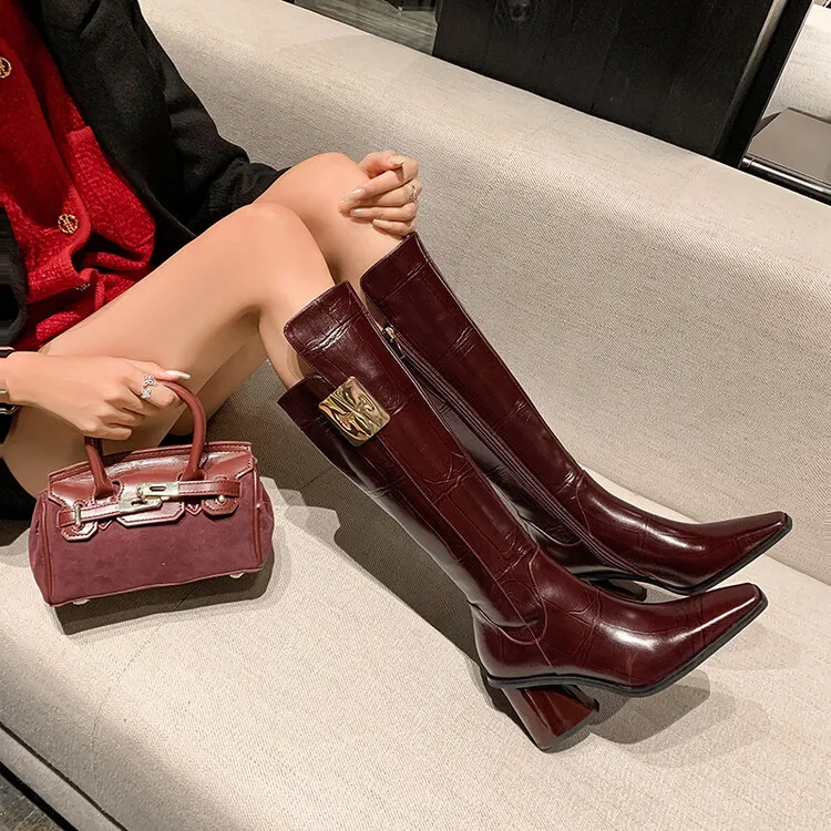 Schilling Knee high Boots 7.5cm Women's-5