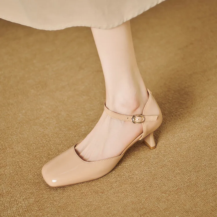 Schilling Chunky Heel High Heels 5.5cm Women's-13