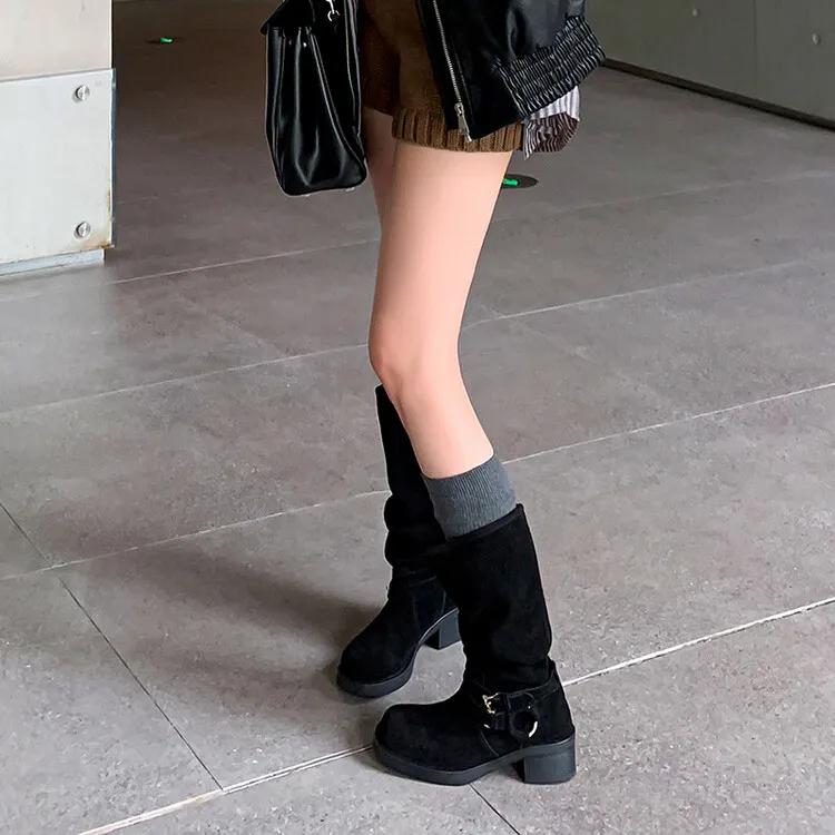Schilling Knee-high Boots 4.5CM Women's-7