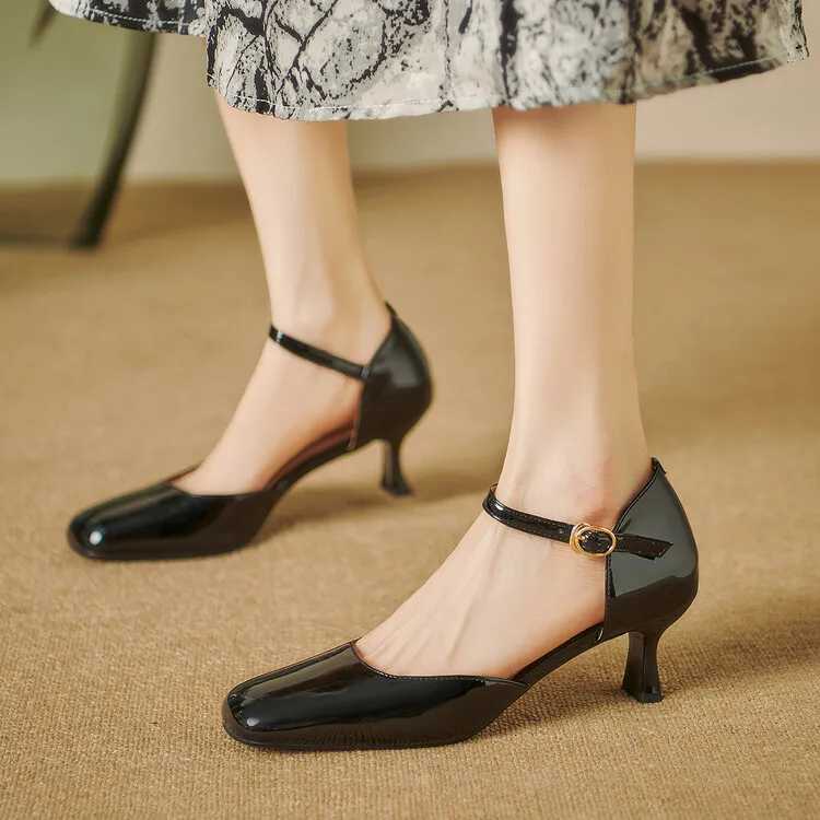 Schilling Chunky Heel High Heels 5.5cm Women's-9