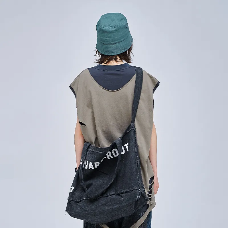 A SQUARE ROOT Tank Tops Unisex Gray Blue-2