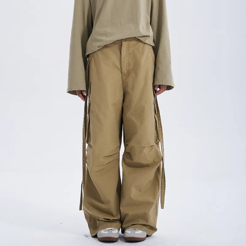 A SQUARE ROOT Cargo Pants Unisex-3