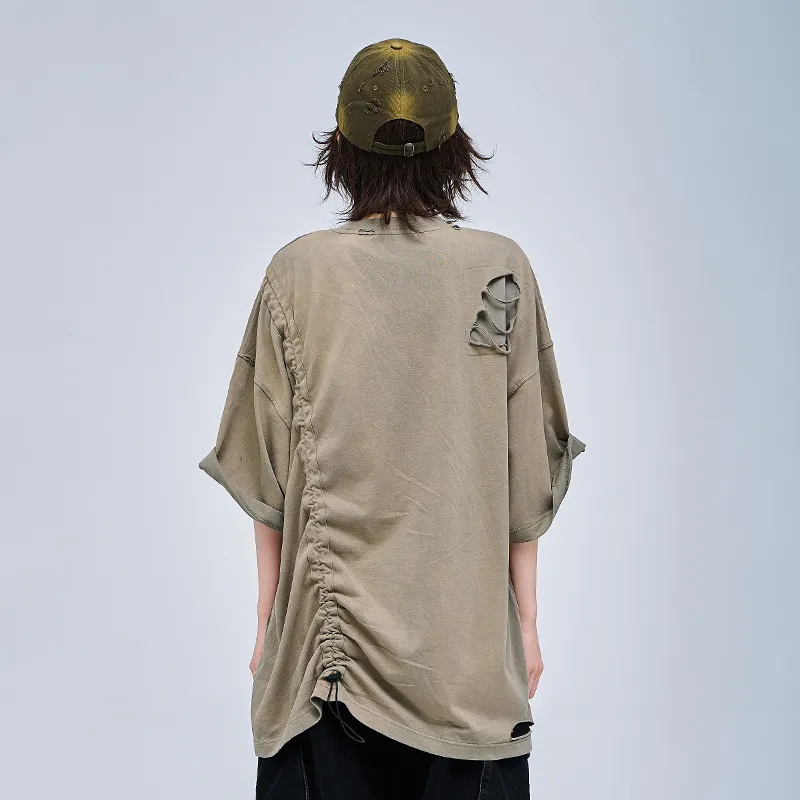 A SQUARE ROOT T Shirt Unisex Khaki-3