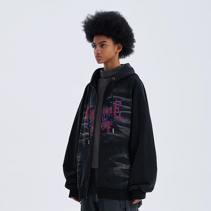 A SQUARE ROOT Sweatshirt Unisex Black Gray Color-5