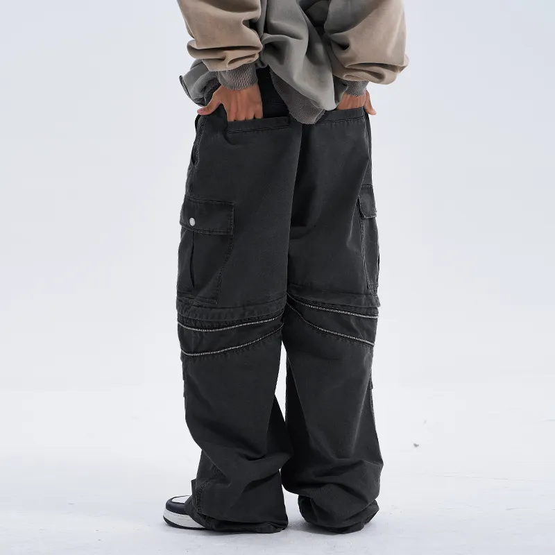A SQUARE ROOT Casual Pants Unisex-2