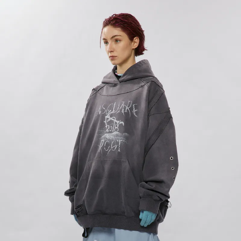 A SQUARE ROOT Sweatshirt Unisex Dark Gray-3