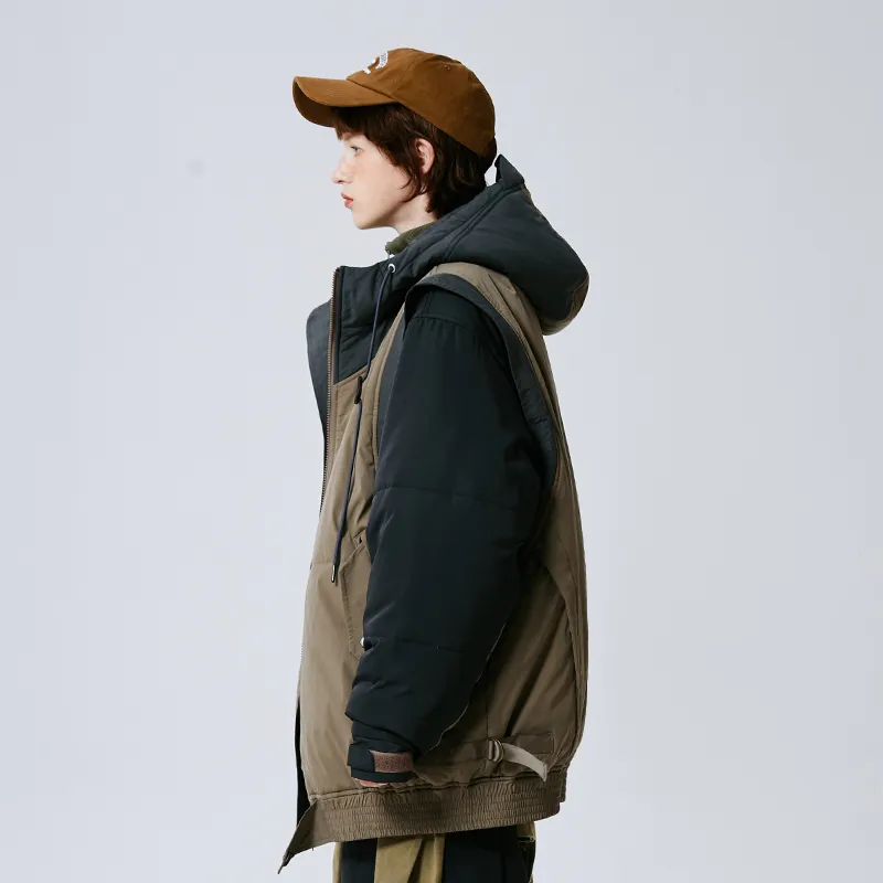 A SQUARE ROOT Puffer Jacket Coat Unisex-8