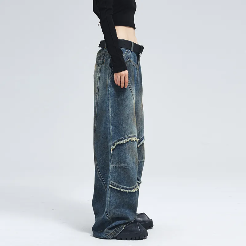 A SQUARE ROOT Jeans Unisex Blue-3