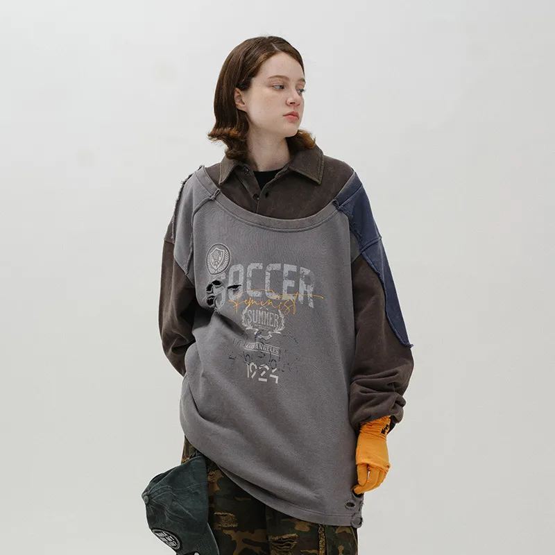 A SQUARE ROOT Sweatshirt Unisex Gray-5