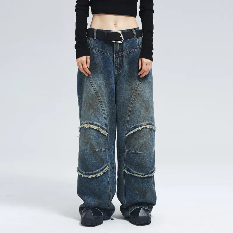 A SQUARE ROOT Jeans Unisex Blue-5