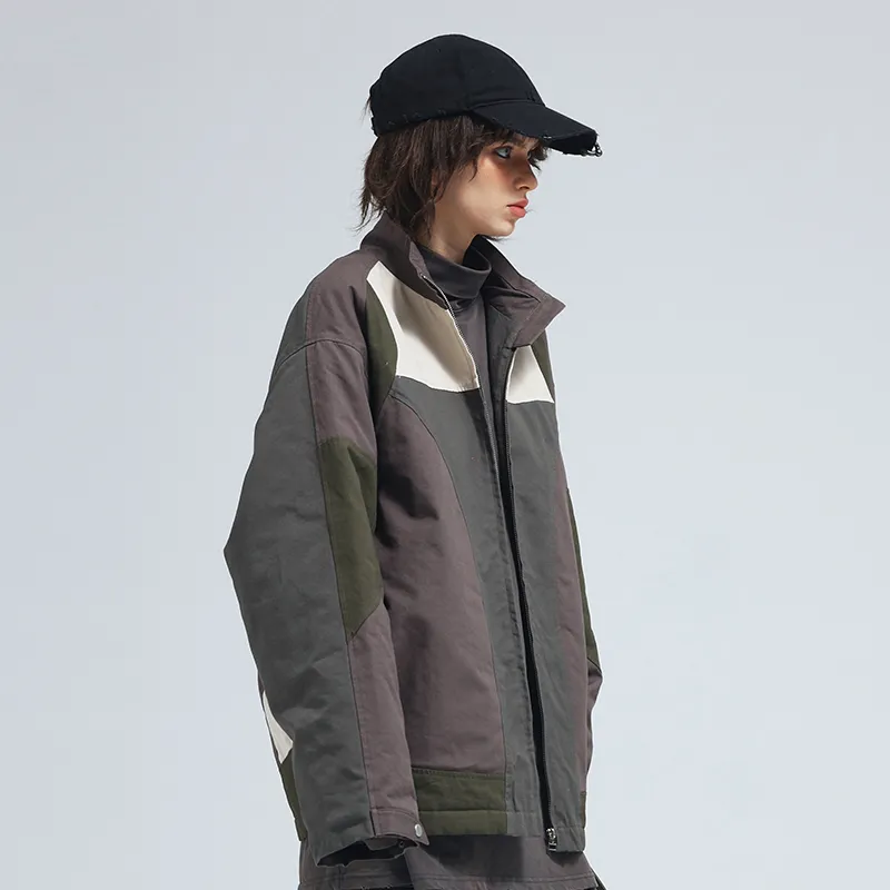 A SQUARE ROOT Jacket Unisex Dark Purple-5