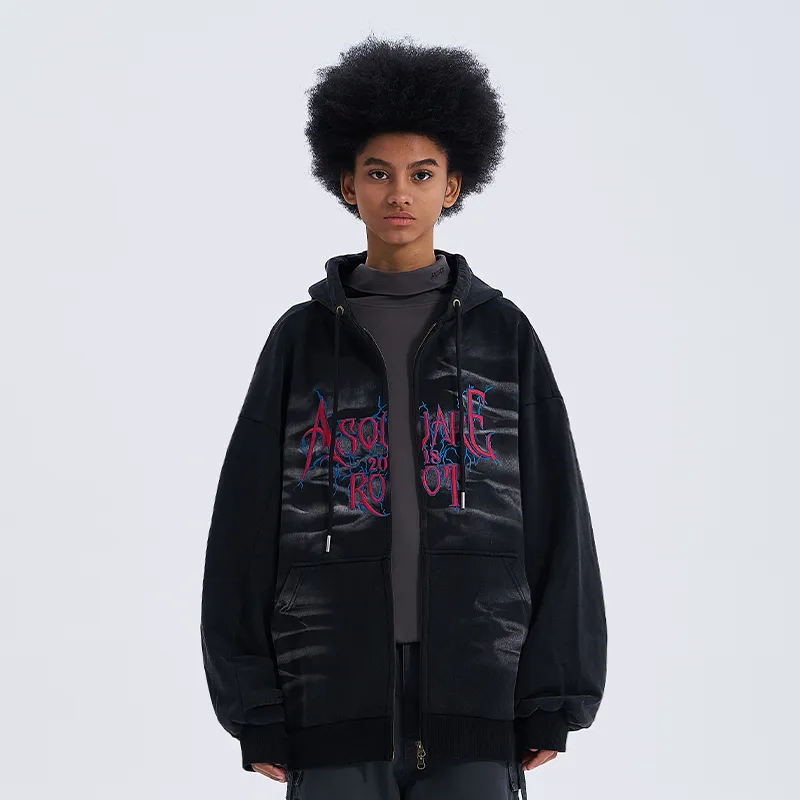A SQUARE ROOT Sweatshirt Unisex Black Gray Color-2