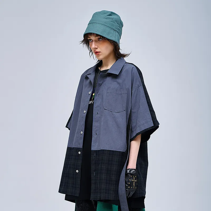 A SQUARE ROOT Shirt Unisex Vintage Blue-5