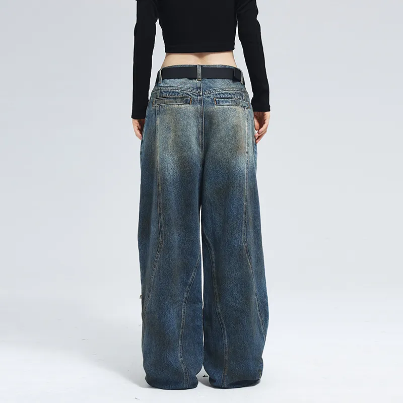 A SQUARE ROOT Jeans Unisex Blue-4