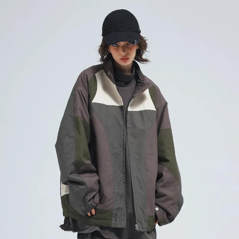 A SQUARE ROOT Jacket Unisex Dark Purple-2