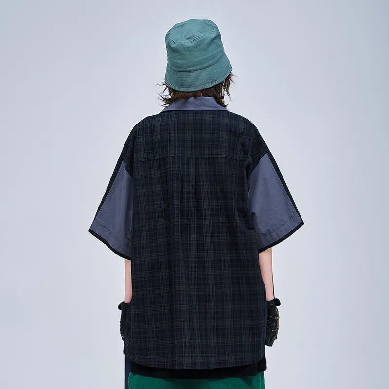 A SQUARE ROOT Shirt Unisex Vintage Blue-3