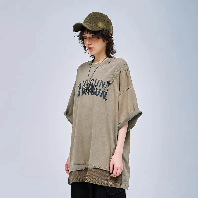 A SQUARE ROOT T Shirt Unisex Khaki-5
