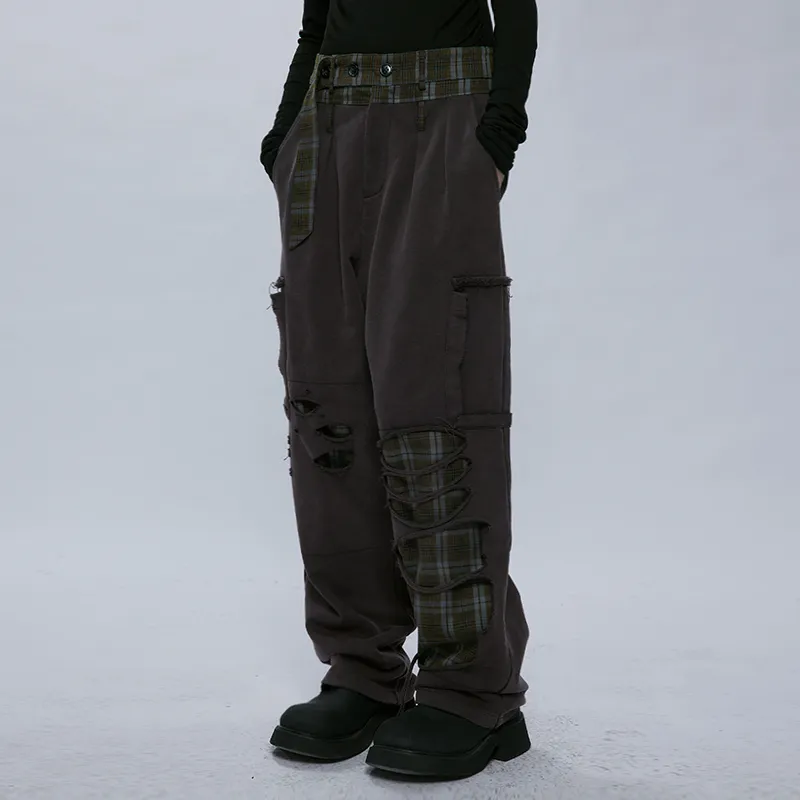 A SQUARE ROOT Casual Pants Unisex-6