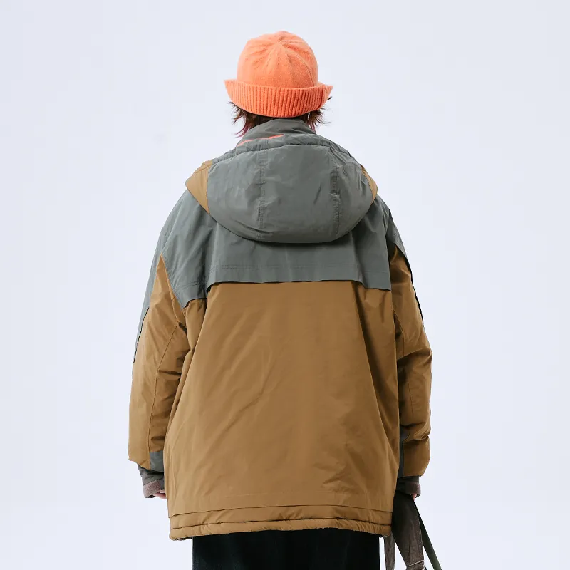 A SQUARE ROOT Puffer Jacket Unisex Earth Yellow-3