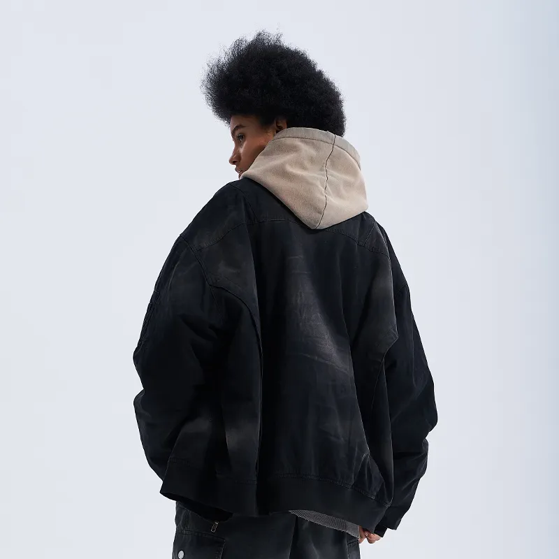 A SQUARE ROOT Jackets Coats Unisex Black-5