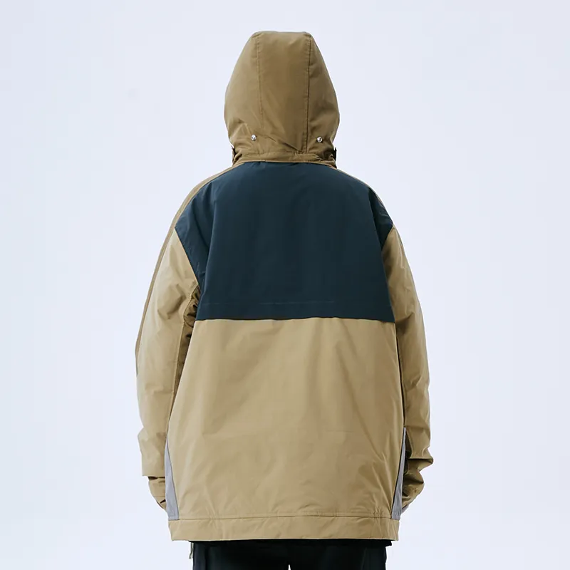 A SQUARE ROOT Puffer Jacket Unisex Apricot-3
