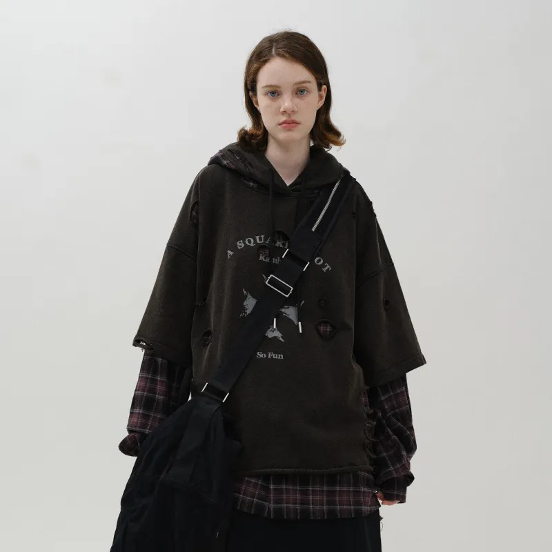 A SQUARE ROOT Sweatshirt Unisex Black Coffee-2