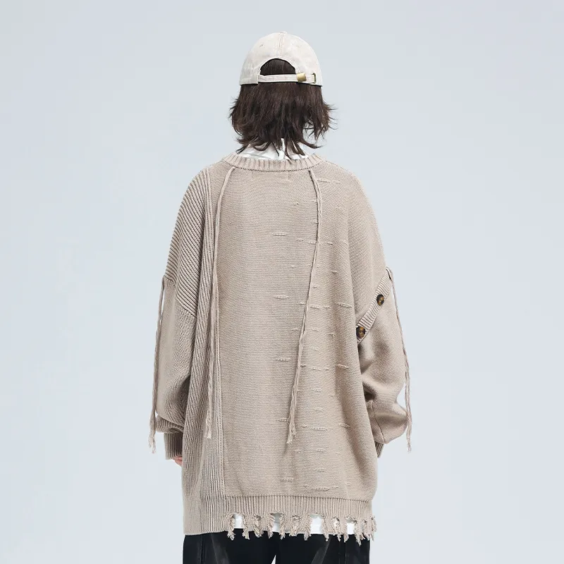 A SQUARE ROOT Sweater Unisex Apricot-3