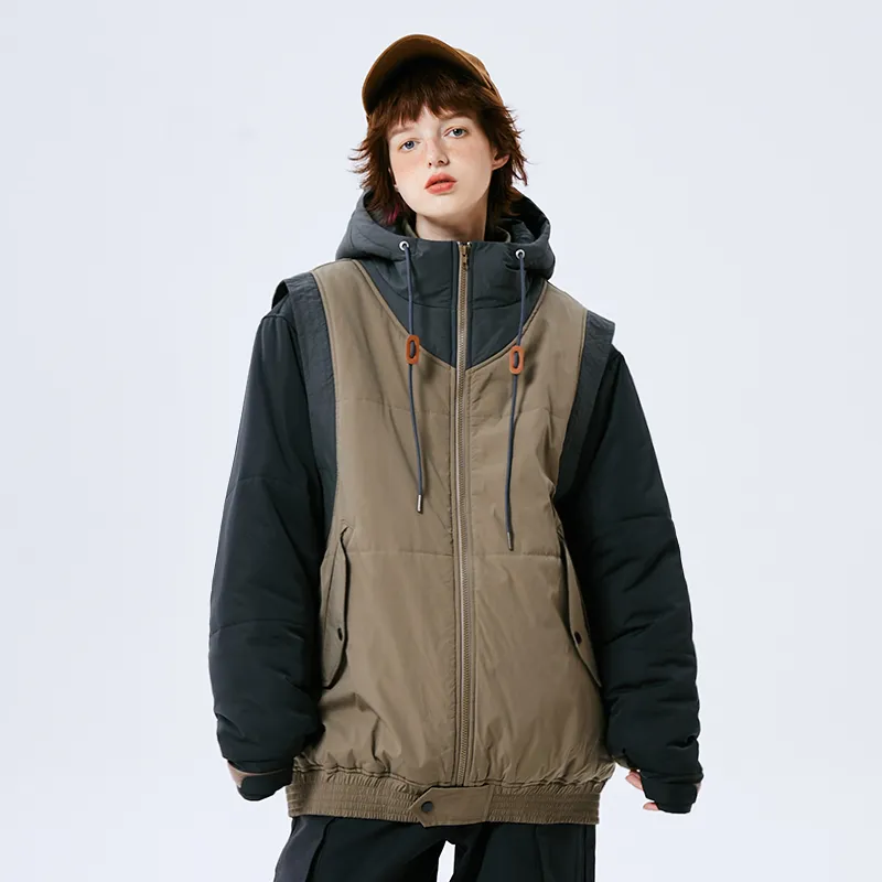 A SQUARE ROOT Puffer Jacket Coat Unisex-7