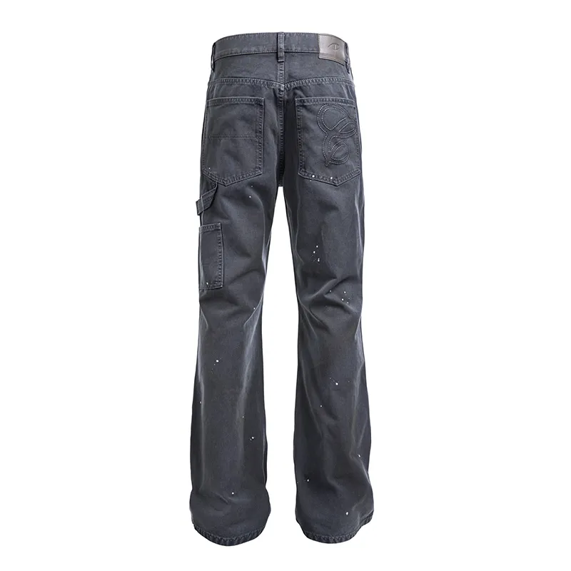 CATSSTAC Casual Pants Unisex Gray-1