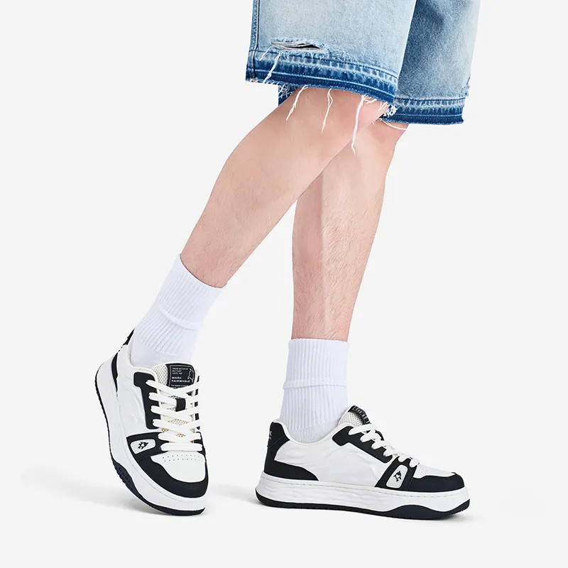 FAIRWHALE Low-Top Stylish Skateboarding Shoes Unisex-6