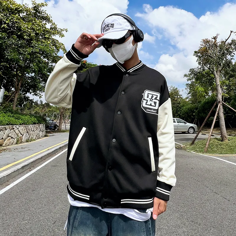 SandKnit Baseball Jacket Unisex-2