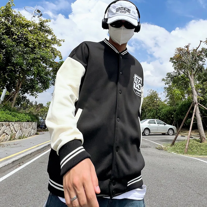 SandKnit Baseball Jacket Unisex-4