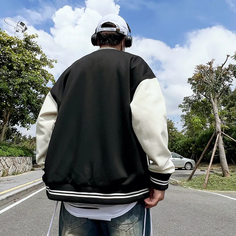 SandKnit Baseball Jacket Unisex-5