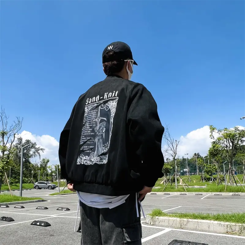 SandKnit Baseball Jacket Unisex-5