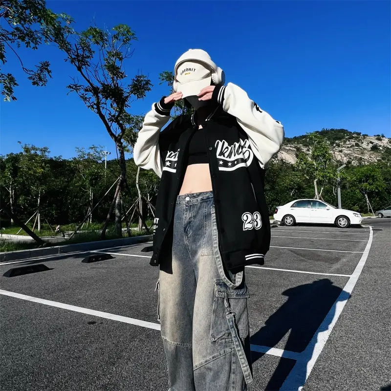 SandKnit Baseball Jacket Unisex-4