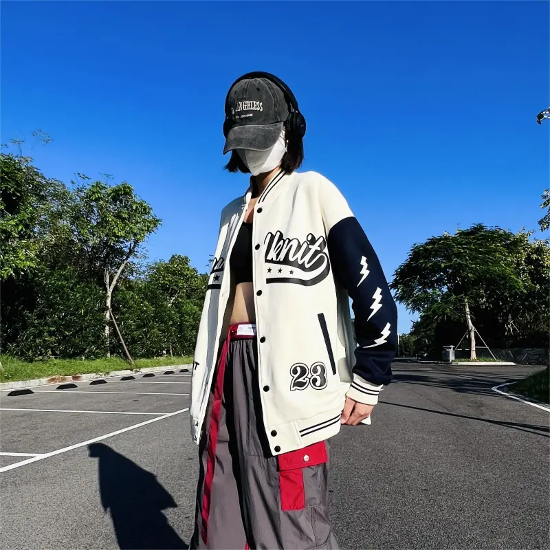 SandKnit Baseball Jacket Unisex-11