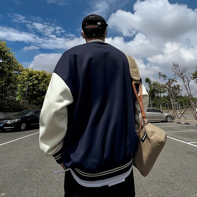 SandKnit Baseball Jacket Unisex-15