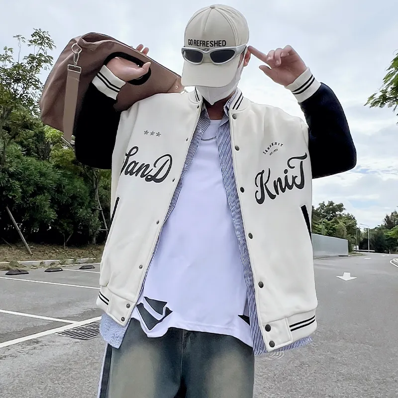 SandKnit Baseball Jacket Unisex-6
