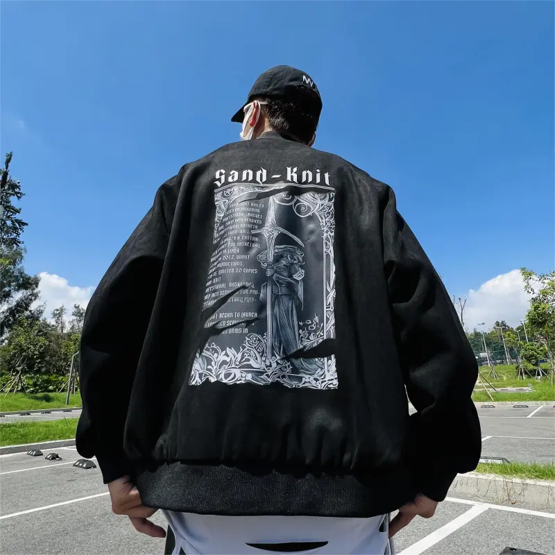 SandKnit Baseball Jacket Unisex-4