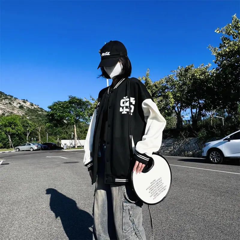 SandKnit Baseball Jacket Unisex-3