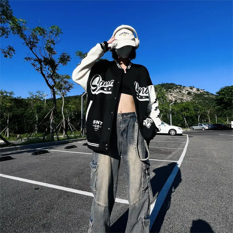 SandKnit Baseball Jacket Unisex-3