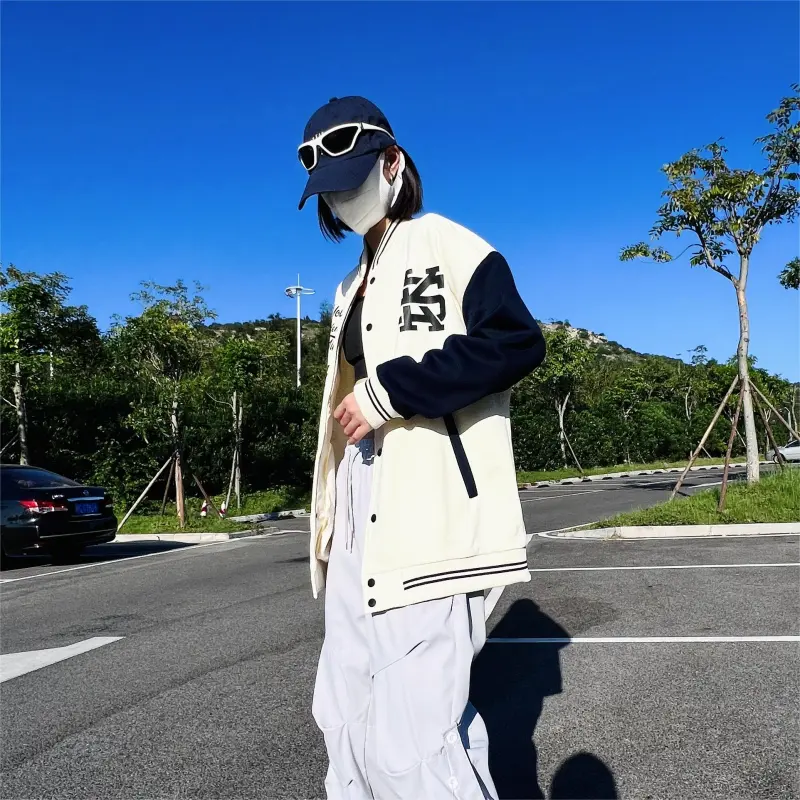 SandKnit Baseball Jacket Unisex-11